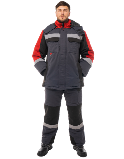 Костюм ФОРМУЛА ЗИМА с полукомбинезоном
