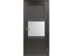 Межкомнатная дверь "Турин-530.121" венге (стекло сатинато)