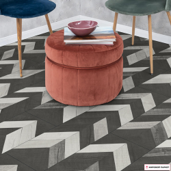 Пробковые полы Egger Дуб Видора Серый EPC037 в интерьере