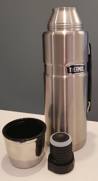 Термос THERMOS SK2010 SBK, 1.2л, стальной