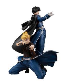 Фигурка Рой Мустанг, Риза Хоукай (Roy Mustang, Riza Hawkeye Set)