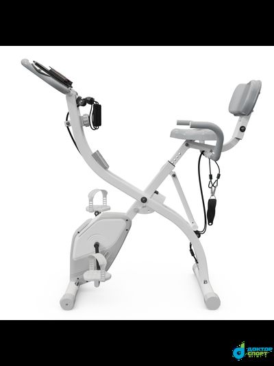 Велотренажер X-Bike DFC DavCreator Max, бело-серый