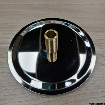 Лейка тропическая для душевой кабины нержавеющая 15 20 25 см диаметр