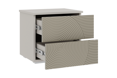 Атлантис Тумба прикроватная ТМ-001 Кашемир / МДФ - матовая Флан GA-06