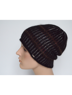 Черная женская шапка со стразами Vizio Италия 8007 CY фото