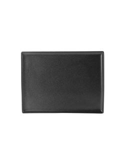 Блюдо прямоугольное 35*25 см фарфор цвет чёрный