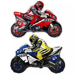 Мотоцикл красный/ синий