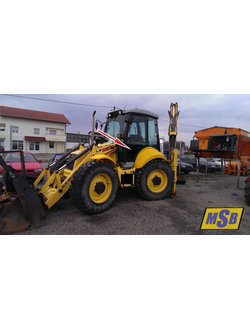 Стекло дверное нижнее левое на New Holland LB115