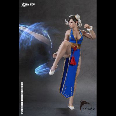 Чун Ли (серия Street Fighter) - Коллекционная ФИГУРКА 1/6 Fighting Goddess 2.0 (P023B) - PLAY TOY