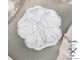 Форма для муссовых десертов и выпечки Доляна «Флер де пьер», 19,5×19,5 см, цвет белый