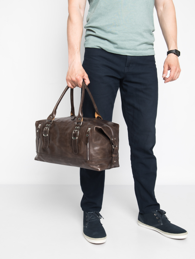 Кожаная дорожная сумка Ravenna Premium brown (арт. 4047-52)