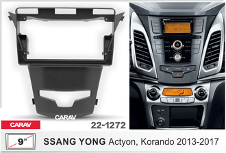 Рамка SSANG YONG Actyon 2013+, 9&quot; (Incar RSY-FC480) 22-1272