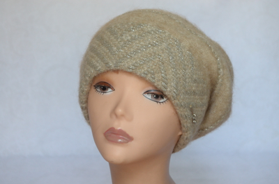 Vizio Италия 5854 берет бежевый цвет 10 фото