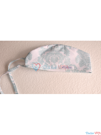 Медицинская шапочка "Голубые блестки"