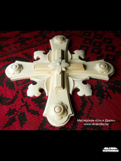 Резьба по дереву, крест