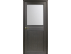 Межкомнатная дверь "Турин-520.221" венге (стекло сатинато)