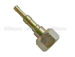 Штуцер с накидной гайкой  М22 лев. резьба, вн. под  шланг d- 6мм