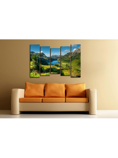 Модульная картина "Горный воздух"