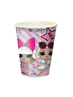 250мл Стаканы бумажные LOL/Лол 6шт