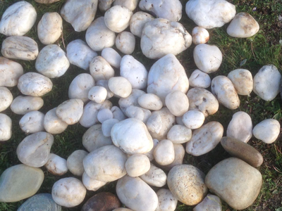 Галька кварцевая крупная