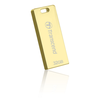 Флеш-память Transcend JetFlash T3, 32Gb, USB 2.0, золотой, TS32GJFT3G