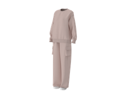 Теплый спортивный костюм женский 12SKJ-1721