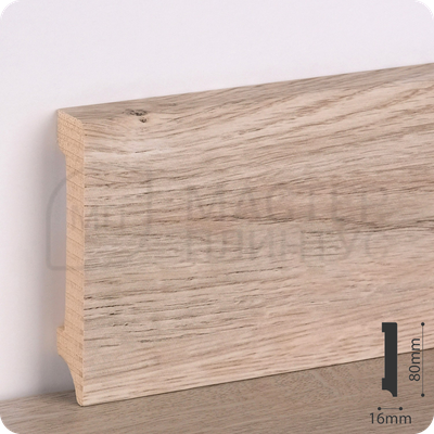 Плинтус деревянный ламинированный Дуб мелфорд