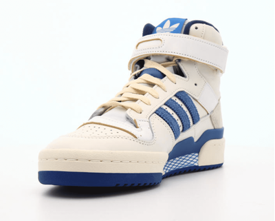 Adidas Forum High 84 (Белые с синим Арт9) сбоку