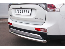 Защита заднего бампера d63 (дуга) MITSUBISHI OUTLANDER 2014-2015