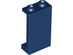 Panel 1 x 2 x 3 with Side Supports - Hollow Studs, Dark Blue (87544 / 4667331)
