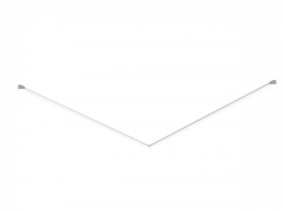 Наличник Ultrawood E2E 0215 i, для дверей, окон, проемов, под покраску, ударопрочный, 2400х15х15мм.