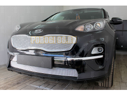 Защита радиатора KIA Sportage IV 2018- chrome низ PREMIUM