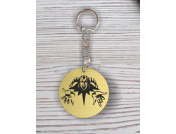 Брелок с гравировкой Король и Шут №11