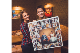 ФОТОКОЛЛАЖ НА ХОЛСТЕ