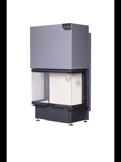 Каминная топка Экокамин ДЕЛЬТА 800 три стекла