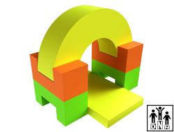 Мягкий спортивный модуль «Дуга»