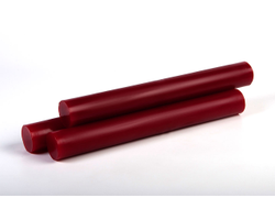 Полиуретан стержень Ф 50 мм   (L~400 мм, ~1,0 кг, красный) Россия