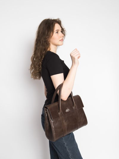 Деловая сумка Valenza Premium brown (арт. 5076-52)