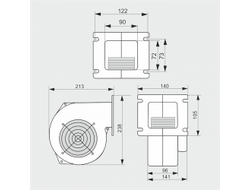 Вентилятор для котла М+М WPA-145