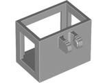 Crane Bucket Lift Basket 2 x 3 x 2 with Locking Hinge Fingers Undetermined Type, Light Bluish Gray (51858)