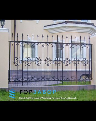 Красивая калитка кованая KK1504