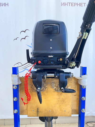 Лодочный мотор GLADIATOR G9.9PRO FHS BLACKLINE спереди