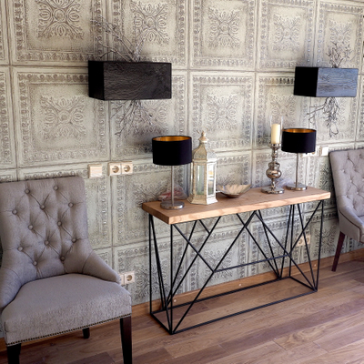 мебель для отеля, мебель для гостиниц, мебель из массива, консоль, карагач, мебель из слэбов, слэб