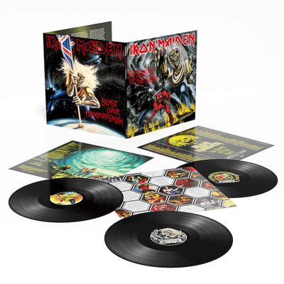 Iron Maiden - THE NUMBER OF THE BEAST - BEAST OVER HAMMERSMITH 3-LP 40th Anniversary