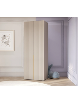 Тефия шкаф 2-ств для одежды 800х520х2200 Тефия / Софт Сантьяго