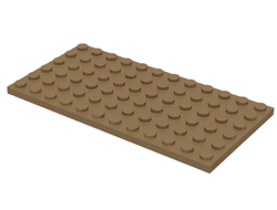 Plate 6 x 12, Dark Tan (3028 / 4266897)