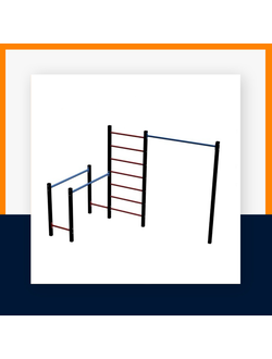 Спортивная площадка Workout W04.16 + качель-гнездо