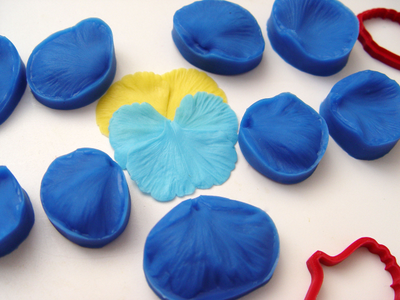 Набор вайнеров и каттеров "Лепестки анютины глазки"