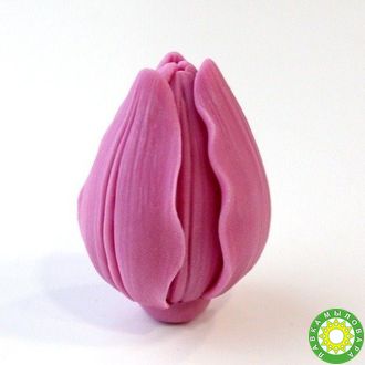 Бутон тюльпан №2, форма для мыла силиконовая