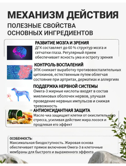 Кормовая добавка для собак и кошек: Масло лосося + масло чиа, DOBROPET, 100 мл